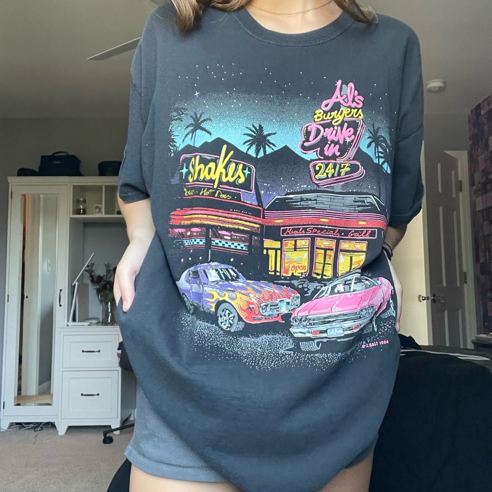 John galt/ Brandy melville oversized tee